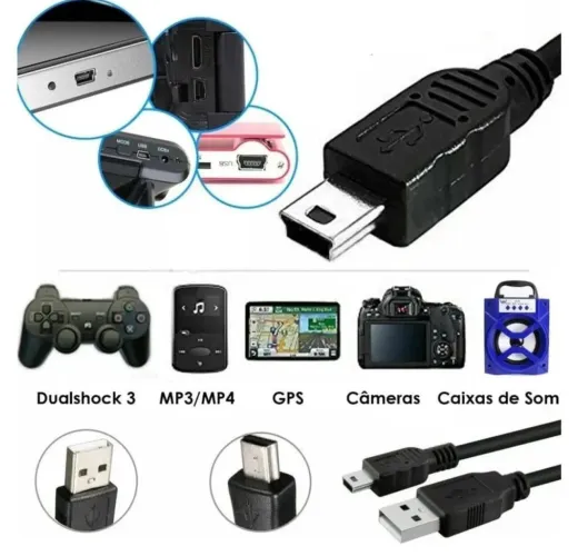 Cabo Usb para Hd Externo Samsung Wd Toshiba Sony novo lacrado
