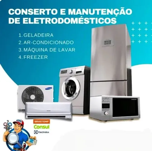 Assistência técnica geladeira Câmara fria lava e seca lavadoras eletrodomésticos