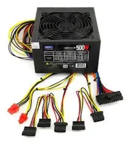 Fonte 500w Real Para Pc Gamer Computador Bivolt 20/24pinos