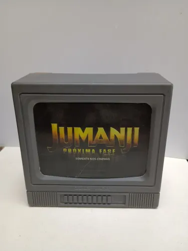 Balde caixa de pipoca TV filme Jumanji-Cinemark
