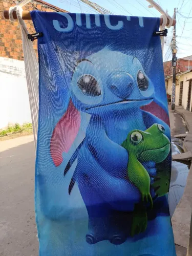 Toalha de Banho do Stitch