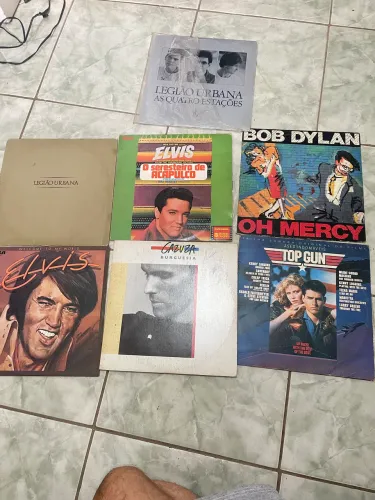 Lote Discos de vinil lps, Cazuza, legião urbana etc 
