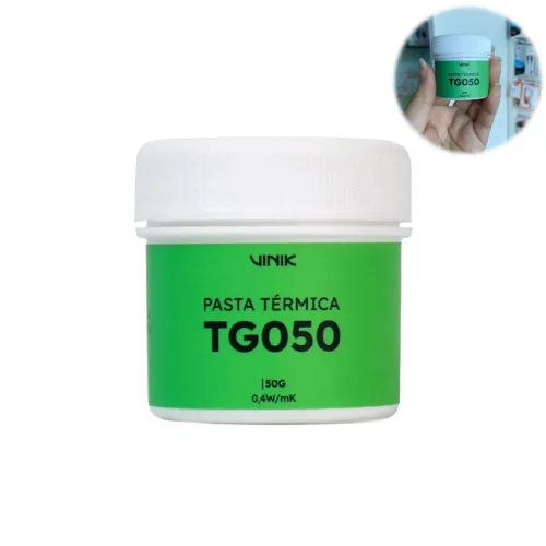 Pasta Térmica Para Processador Pote com 50g, Branca - Vinik em São Luís ma 