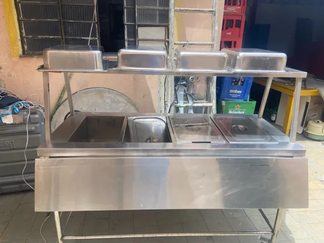 Buffet térmico 4 Cubas