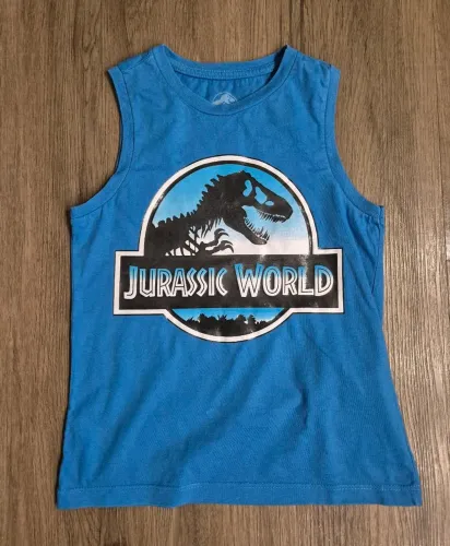 Camiseta infantil Regata Jurassic World - C&A