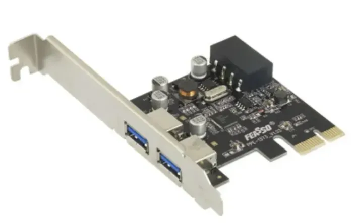 Placa Pci-e 2 Portas Usb 3.0 Externa 5Gbp para PC Desktop Knup KP-T106