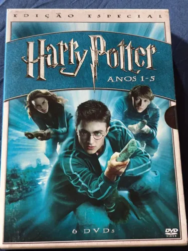 Box Harry Potter Anos 1-5 - 6 DVDs + Enigma do Príncipe