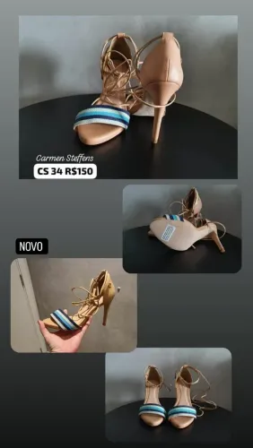 Sandália Carmen Steffens  - 34 NOVA