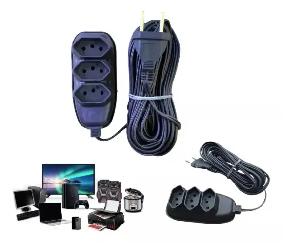 OFERTA!!! Extensão Elétrica 3 Metros Bivolt