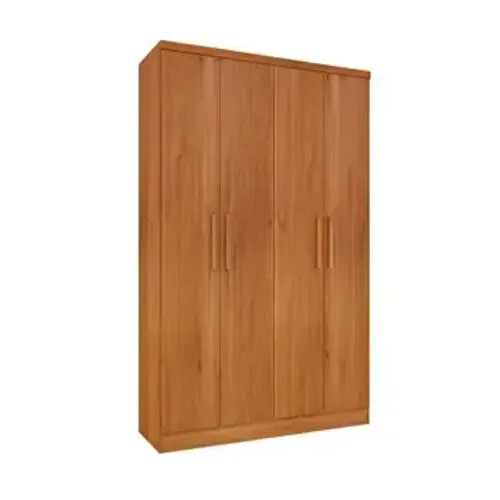 Guarda Roupa Amsterdan 4 Portas Tcil Móveis Cinamomo - Entrega Rápida!