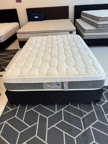 Cama de Casal CASTOR COM COLCHÃO - Entrego!