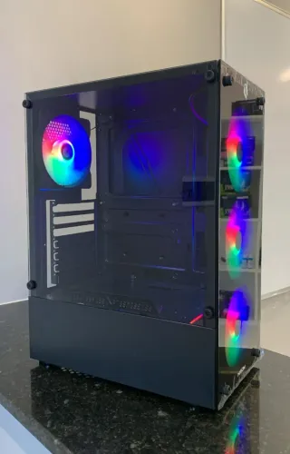 Gabinete Gamer GB1749 com 4 Fans Raibom.