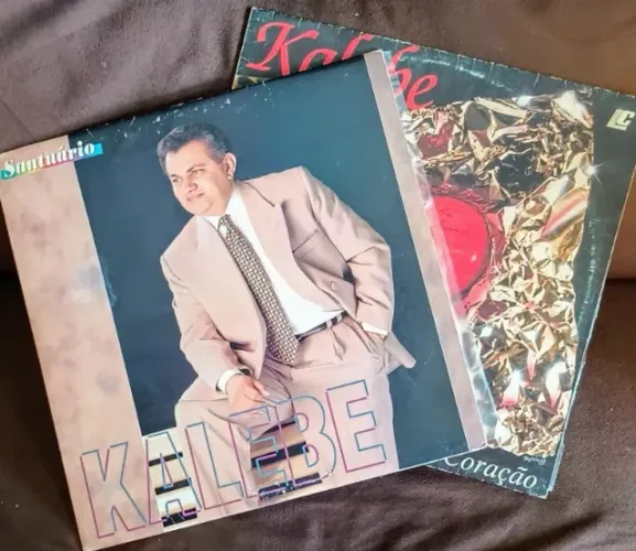 Lote 2 Lps Discos De Vinil Gospel Evangélico - Kalebe