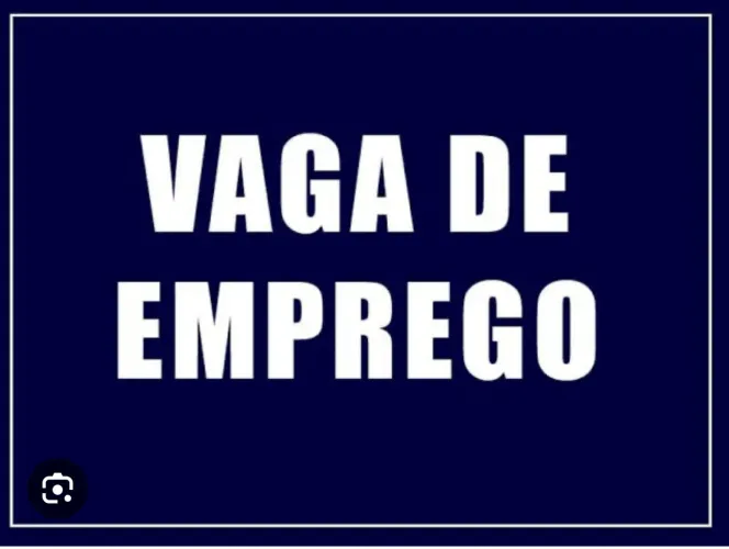 Vaga para motorista ou ajudante