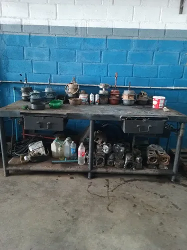 Bancada de ferro para oficina 