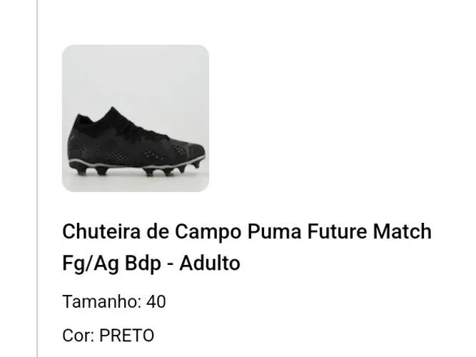 Chuteira Puma - Nova na caixa