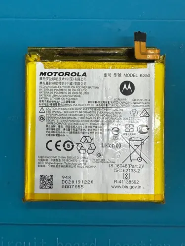 BATERIA MOTOROLA MOTO ONE HYPER - PEÇA ORIGINAL RETIRADA