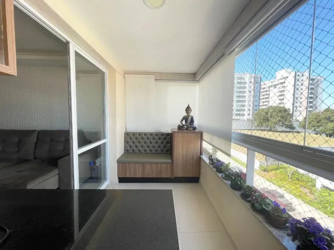 3 quartos SENDO 1 SUITE- PISCINA, ACADEMIA ETC. PRÓXIMO PARQUE COSTA AZUL-- Florianópolis