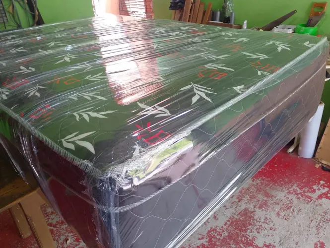 Cama de casal de mola ensacada 