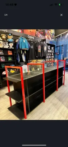 Balcão organizador exposição para loa
