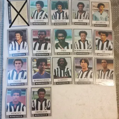 Futebol Cards Ping Pong originais Botafogo RJ