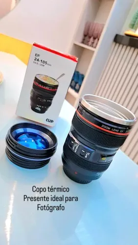 Copo térmico formato Lente de camera para presente