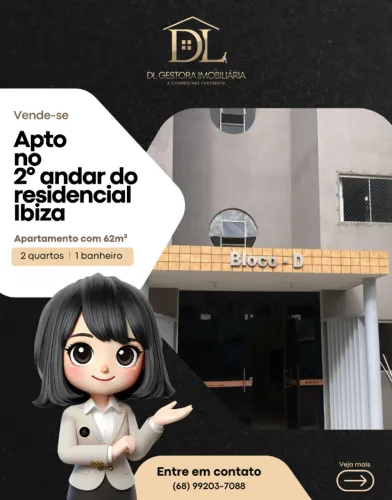 Apartamento 2 Quartos à venda - Residencial Ibiza, Estrada das Placas,