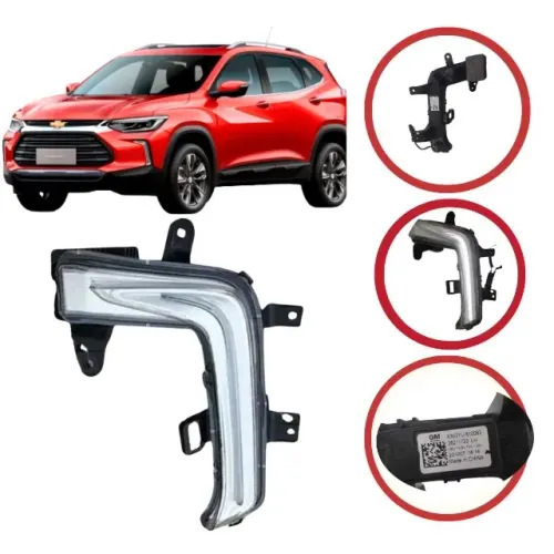 Farol Esquerdo Diurno Chevrolet Tracker Branco 2021 a 2024 etq211