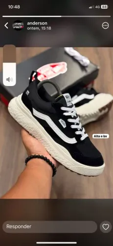 Tênis Vans Preto