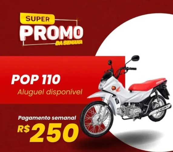 POP 110i Ano 2025 - Disponível para Locação 