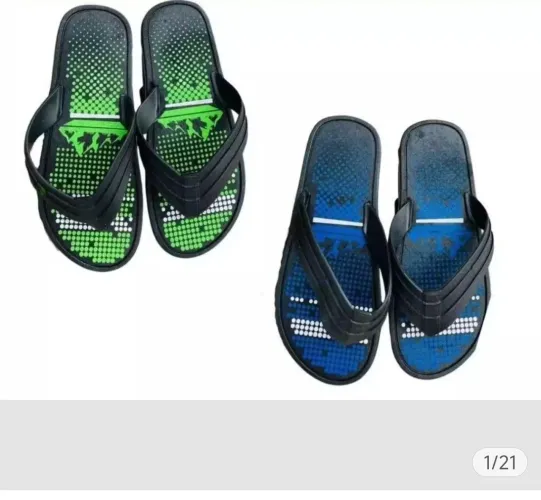 Kit 2 Pares Chinelo Masculino 41/42 - Adulto Tira Larga Resistente e Duravel