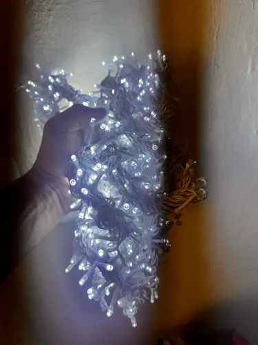 Cortina Led 4m x 3m branco frio novo
