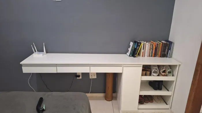 Balcão com sapateira em MDF BARATO