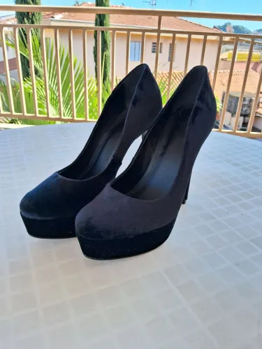 Sapato de salto alto Meia Pata preto