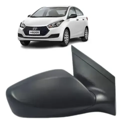 Retrovisor Hb20 2014 2015 2016 2017 2018 2019 Manual Direito (Usado)
