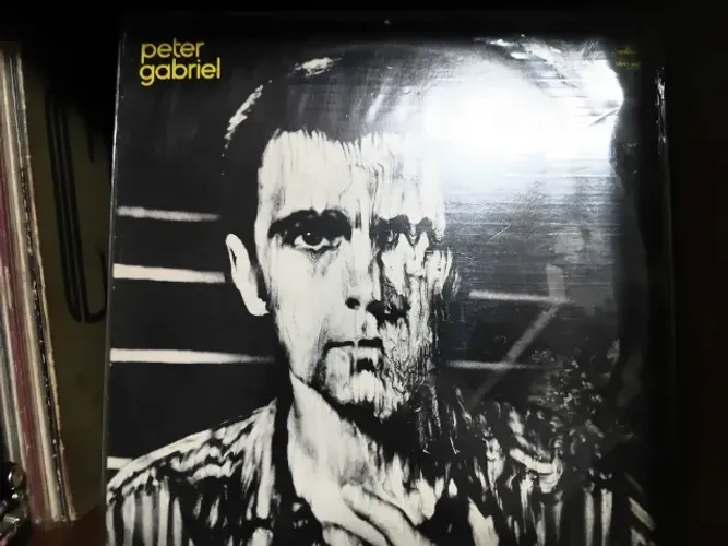 lp vinil Peter Gabriel importado 1980 1 risco inofensivo vinil brilhando