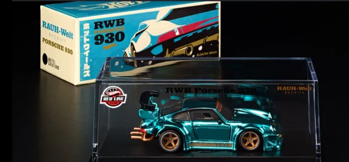 Hotwheels Porsche 930 Para O Red Line Club
