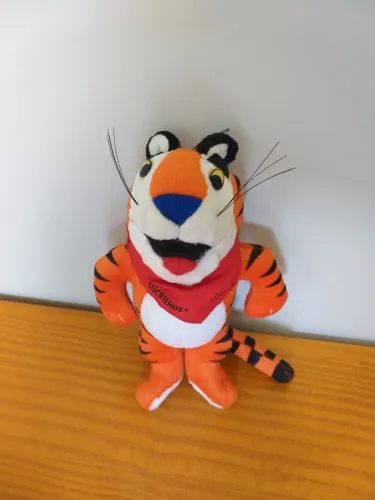 Tony, o tigre da Kellogg's de pelúcia