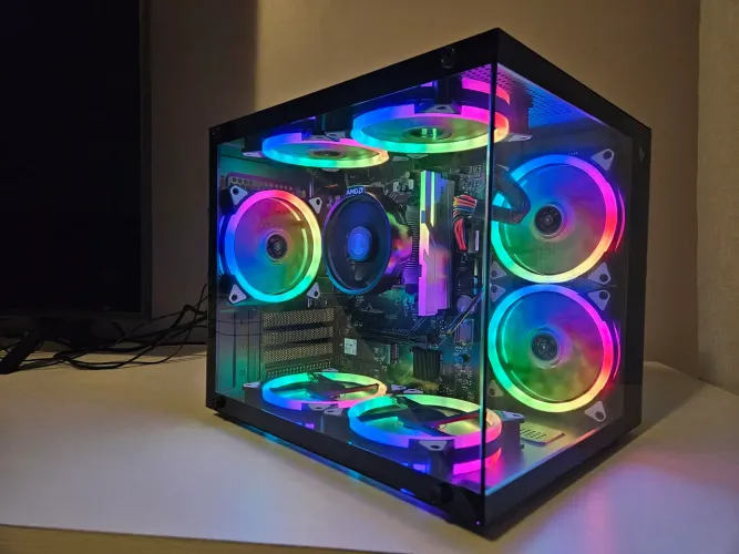 Pc Gamer AM5 DDR5 Ryzen 5 8600g memória 16gb SSD