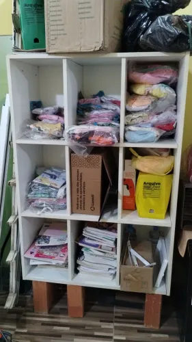 Vende organizador comeia 9 divisórias branco para loja 