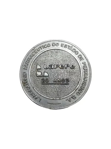 Medalha de 20 anos do Laboratório Farmacêutico do estado de Pernambuco 