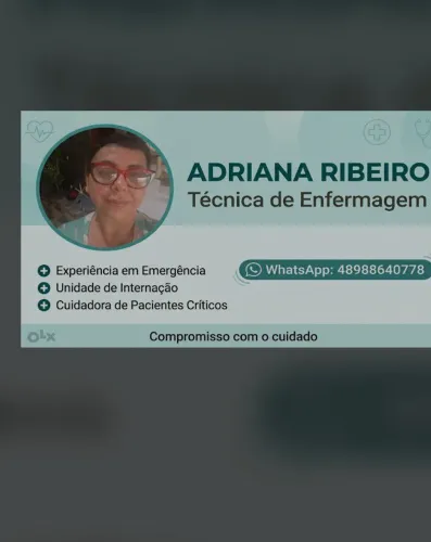 Técnica de enfermagem/cuidadora