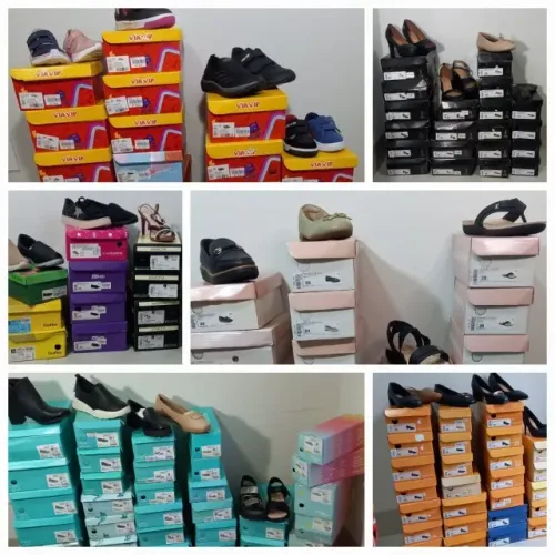 Lote Fechado 250 Pares de Sapatos _ Ótimo Preço para Desocupar Espaço