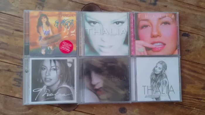 CDS Thalia En Extasis, Amor A La Mexicana, Arrasando, Thalia (2003).