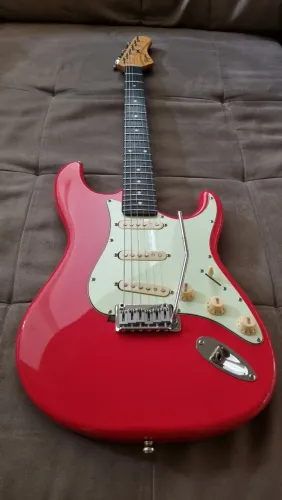 Guitarra Stratocaster Tagima Signature Ea Pro 3 Mogno Fiesta Red Edu Ardanuy