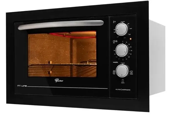 Forno Elétrico Embutir FISCHER 48L, Black, 220V | Fit Line, 34493-95482