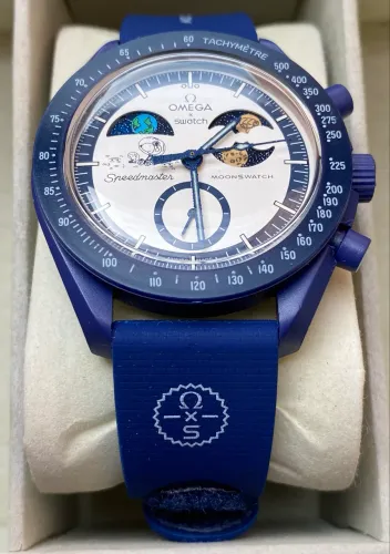 Relógio Omega Swatch Azul