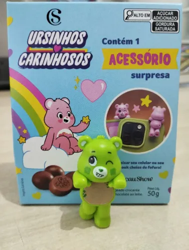 Pin de celular Ursinhos Carinhosos - Boa Sorte