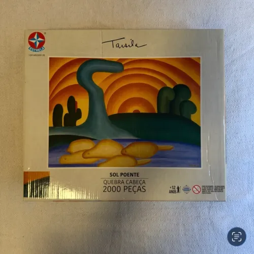 quebra-cabeça tarsila do amaral 2000 peças