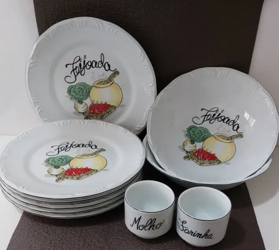 Conjunto porcelana schimidt para feijoada PROMOÇÃO